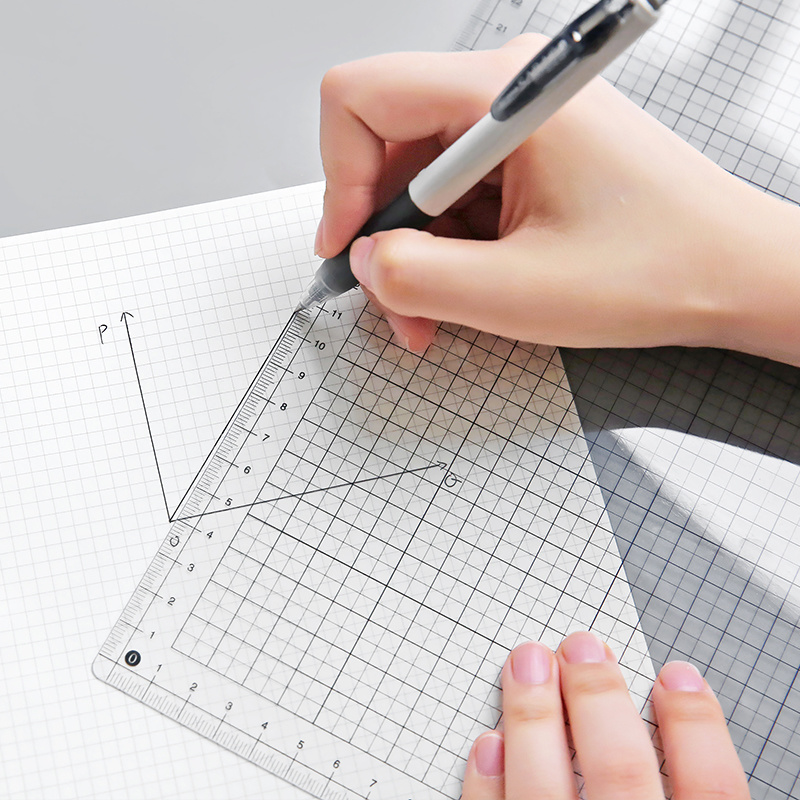 Ruler Set Transparent - Прозрачная доска для линейки A4, B5,