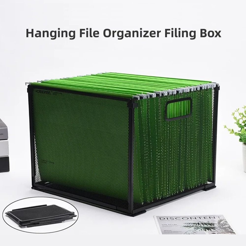 File Folder Hanging - Сетчатый металлический органайзер для подвесных папок