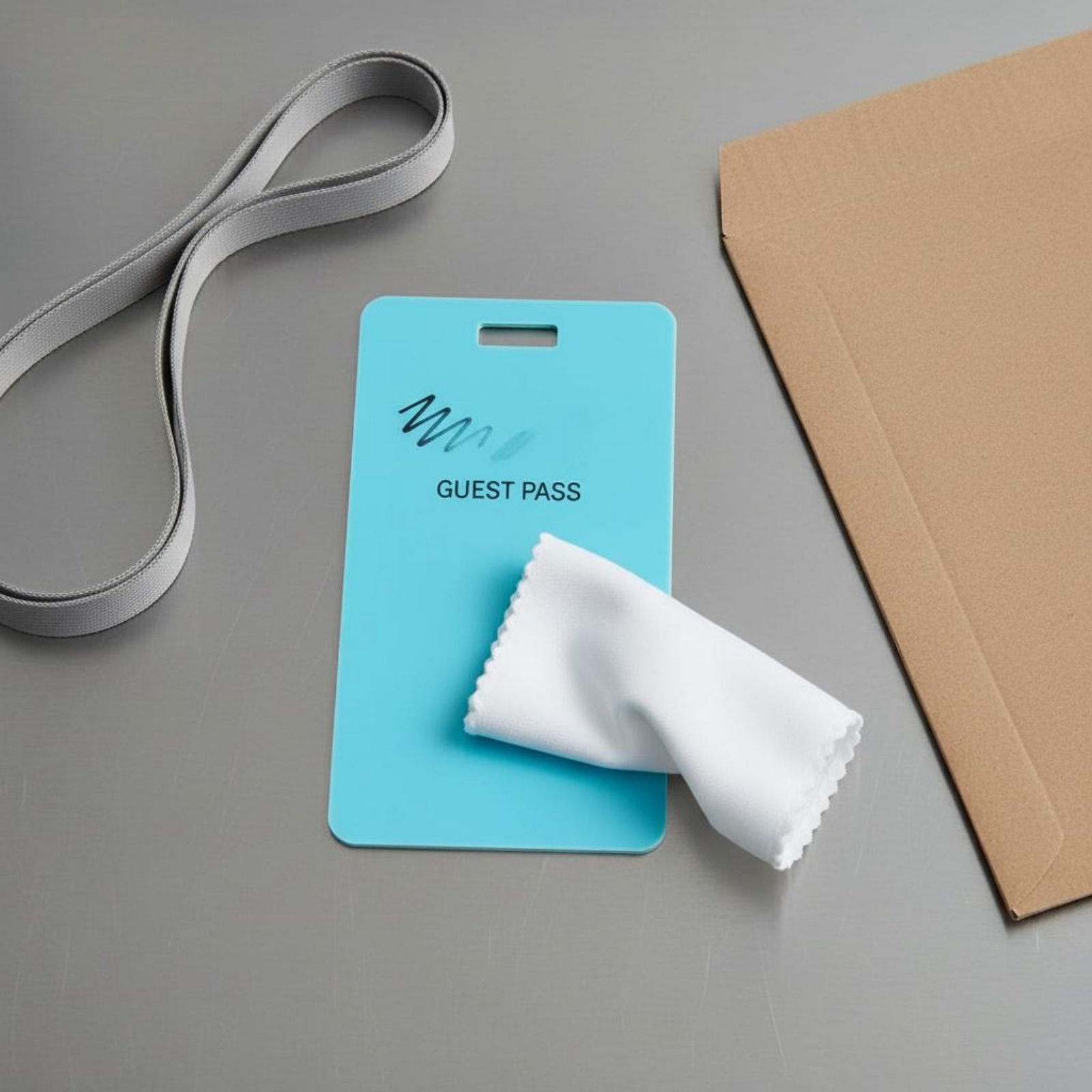 Memo Pad Sticky - Стираемый силиконовый блокнот-бейдж для заметок, легко