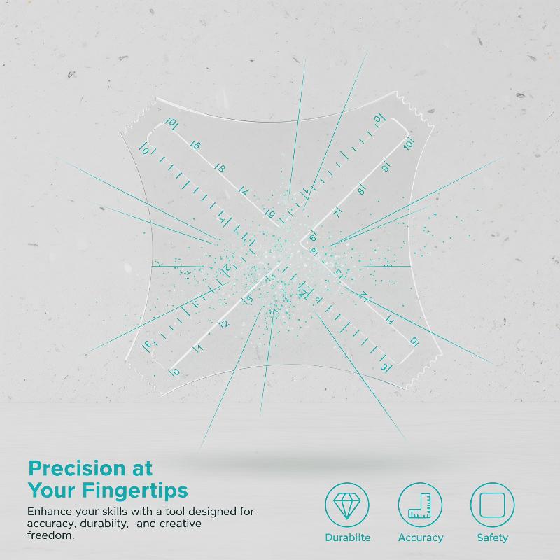 Акриловая прозрачная линейка д – обзор и цена Ruler Set Transparent