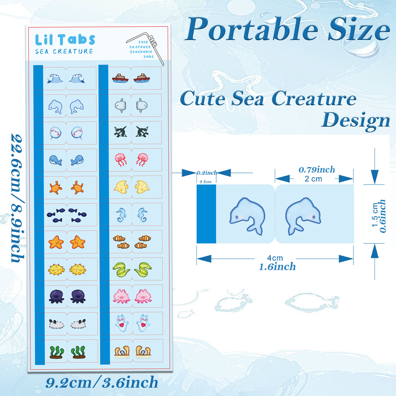 Наклейки с язычками Sea Creatu – обзор и цена Memo Pad Sticky