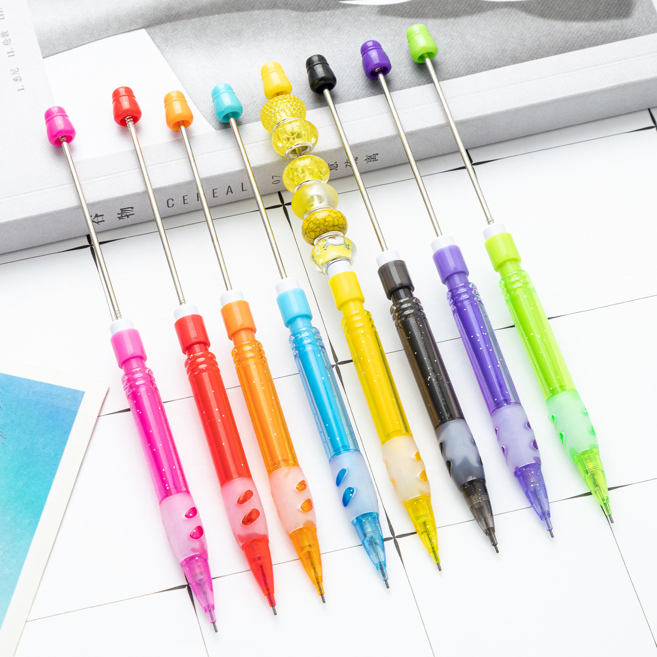 9 шт. DIY карандаш из бисера д – обзор и цена Mechanical Pencil Lead