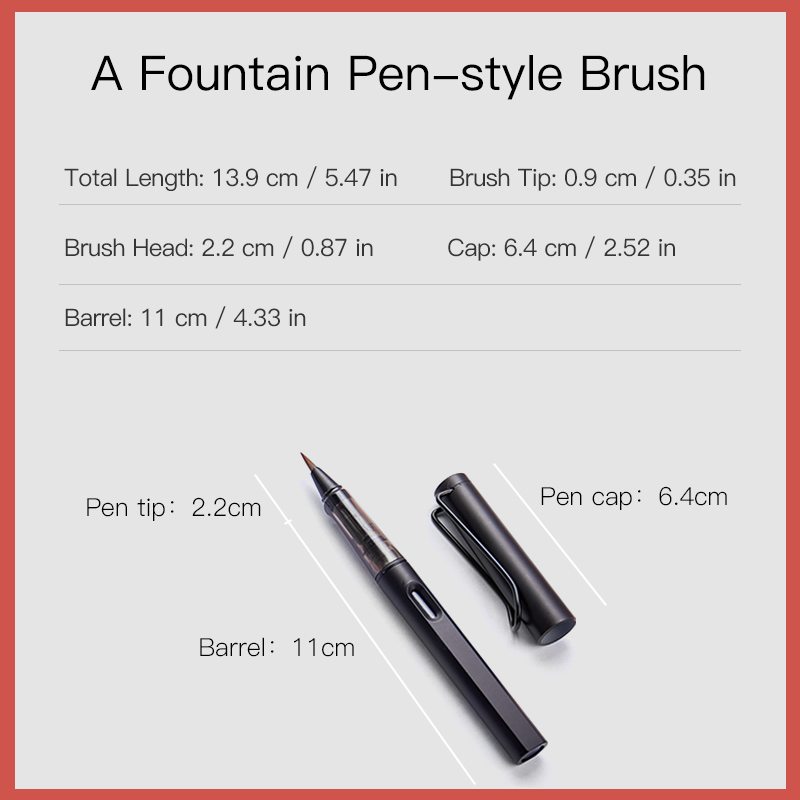 Набор кистей-ручек для каллигр – обзор и цена Fountain Pen Ink