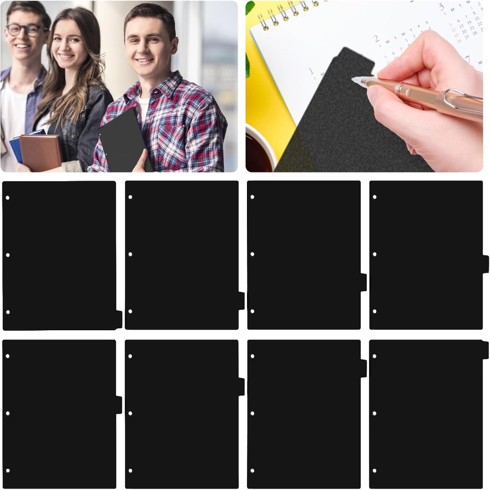 8 черных пластиковых разделите – обзор и цена Index Tab Divider
