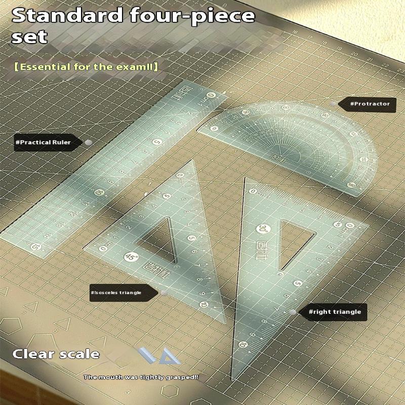 Набор из 4 прозрачных линеек ( – обзор и цена Ruler Set Transparent