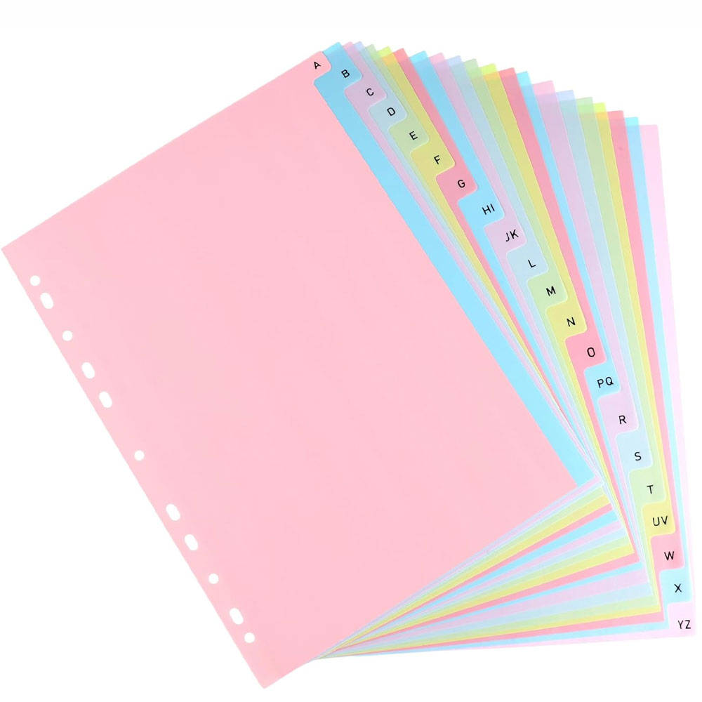21-листовые разделители для па – обзор и цена Index Tab Divider