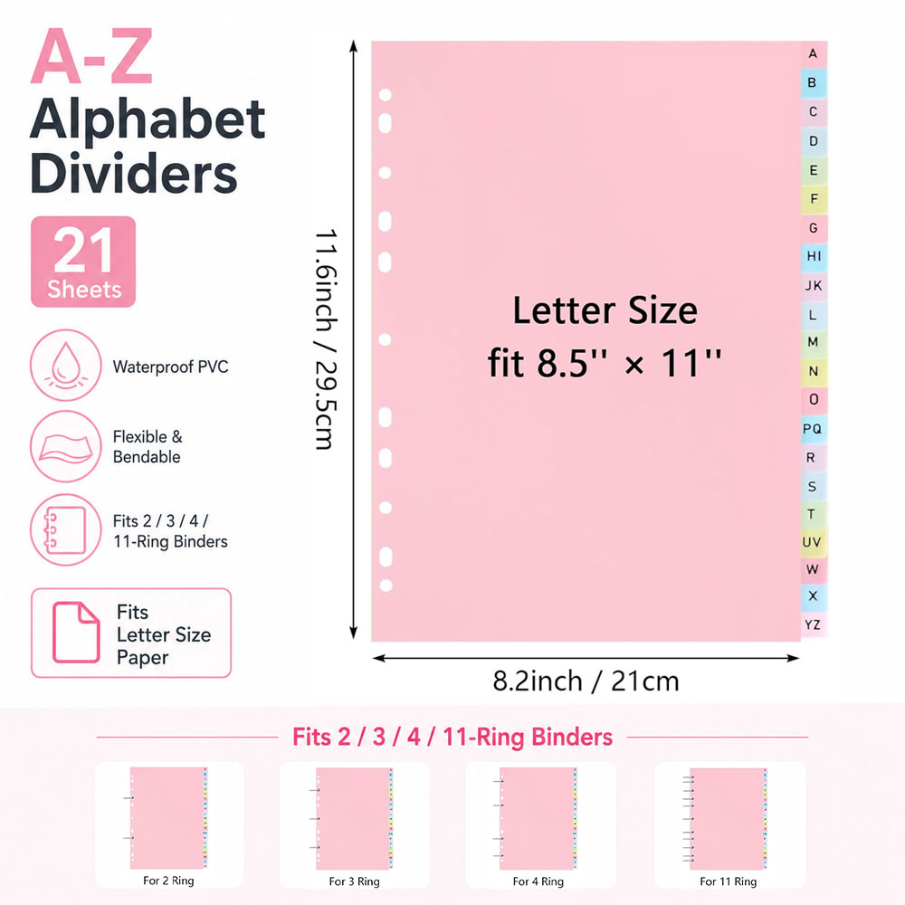 21-листовые разделители для па – обзор и цена Index Tab Divider