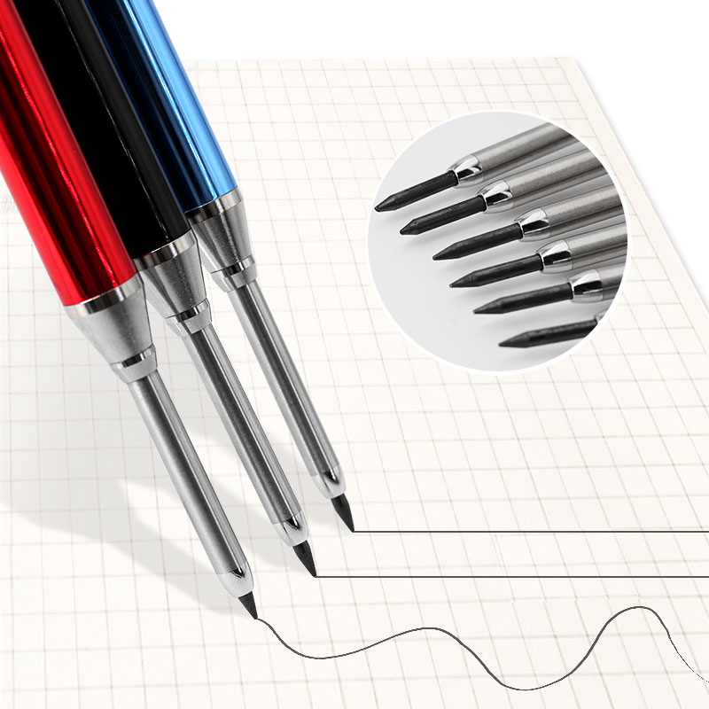 6 цветов 2,8 мм металлический  – обзор и цена Mechanical Pencil Lead