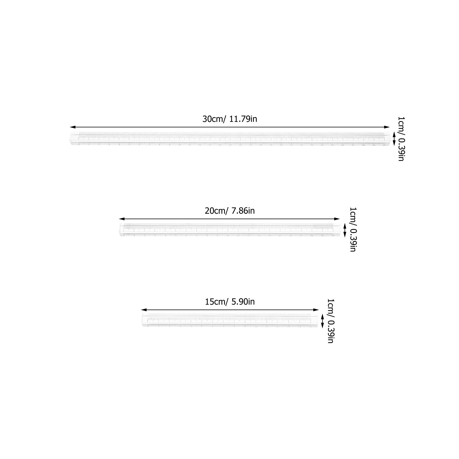 Набор из 3 прозрачных линеек д – обзор и цена Ruler Set Transparent